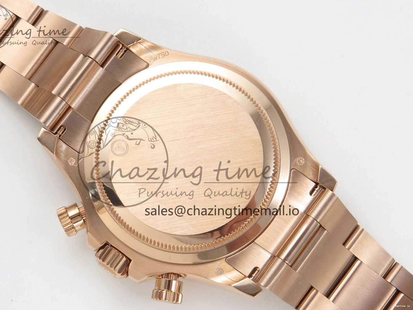 1227 TechFriendly Daytona 126505 RG QF 1:1 Best Edition RG Black Dial Crystal Markers On RG Bracelet SH4131 V6 (Gain Weight) 303